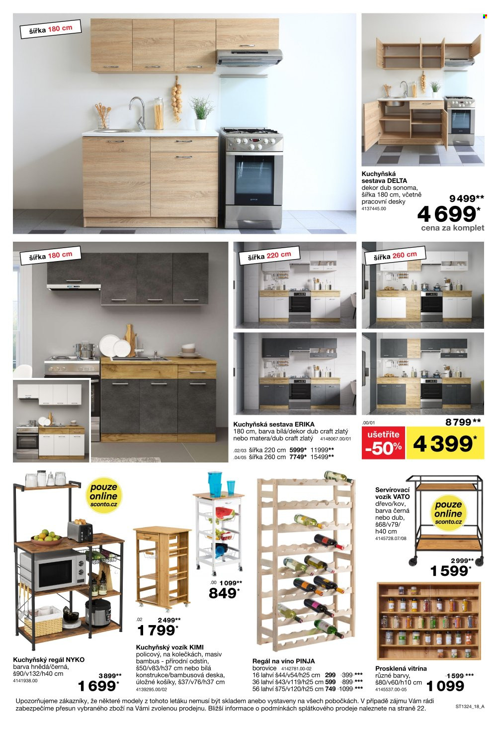 Leták SCONTO NÁBYTEK - 9.10.2024 - 29.10.2024. Strana 18
