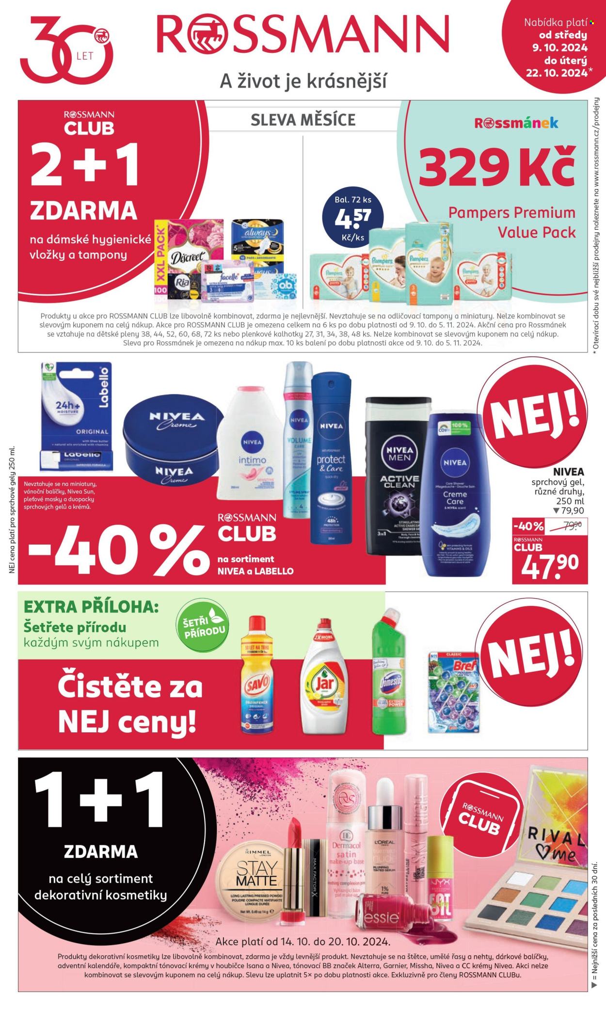 Leták ROSSMANN - 9.10.2024 - 22.10.2024. Strana 1