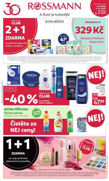 Leták ROSSMANN - 9.10.2024 - 22.10.2024.