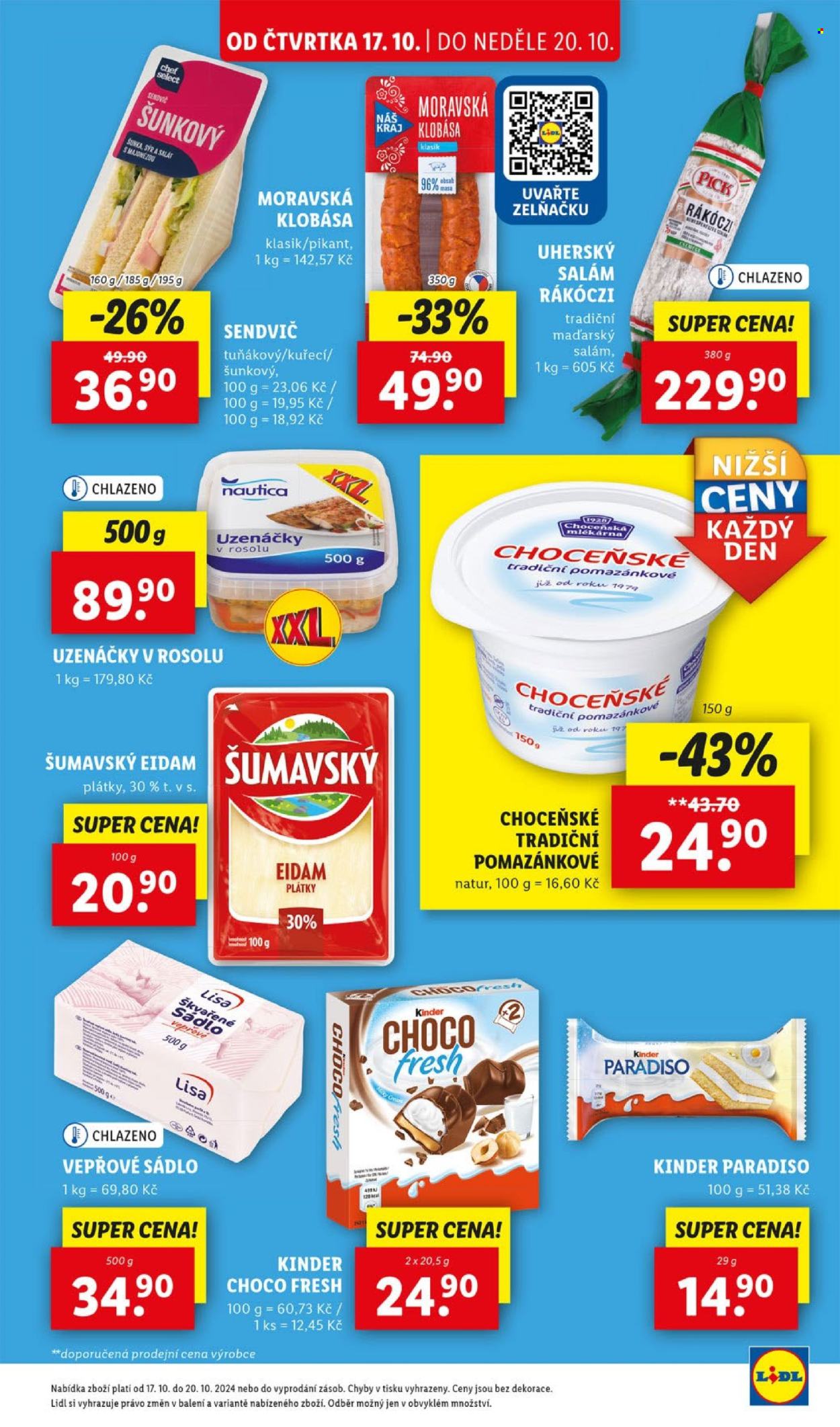 Leták Lidl - 17.10.2024 - 20.10.2024. Strana 17