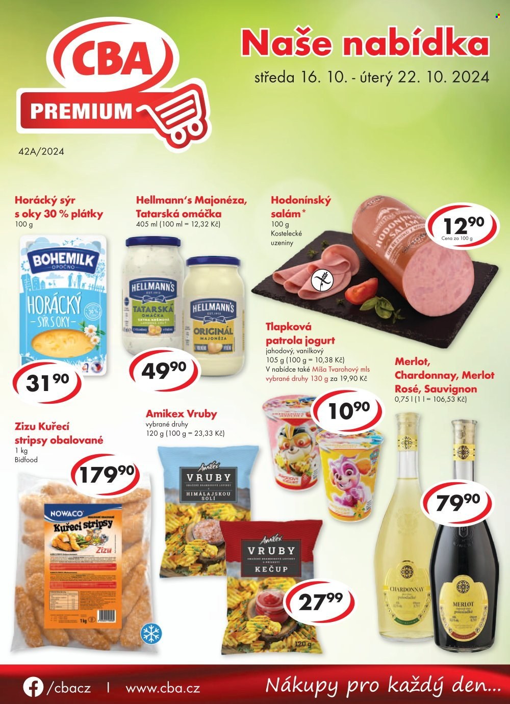 Leták CBA Premium - 16.10.2024 - 22.10.2024. Strana 1