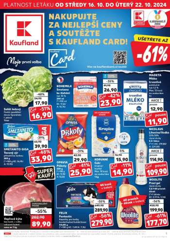 Leták Kaufland - 16.10.2024 - 22.10.2024.