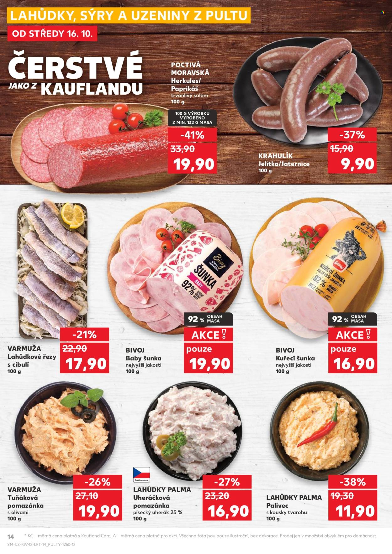 Leták Kaufland - 16.10.2024 - 22.10.2024. Strana 14