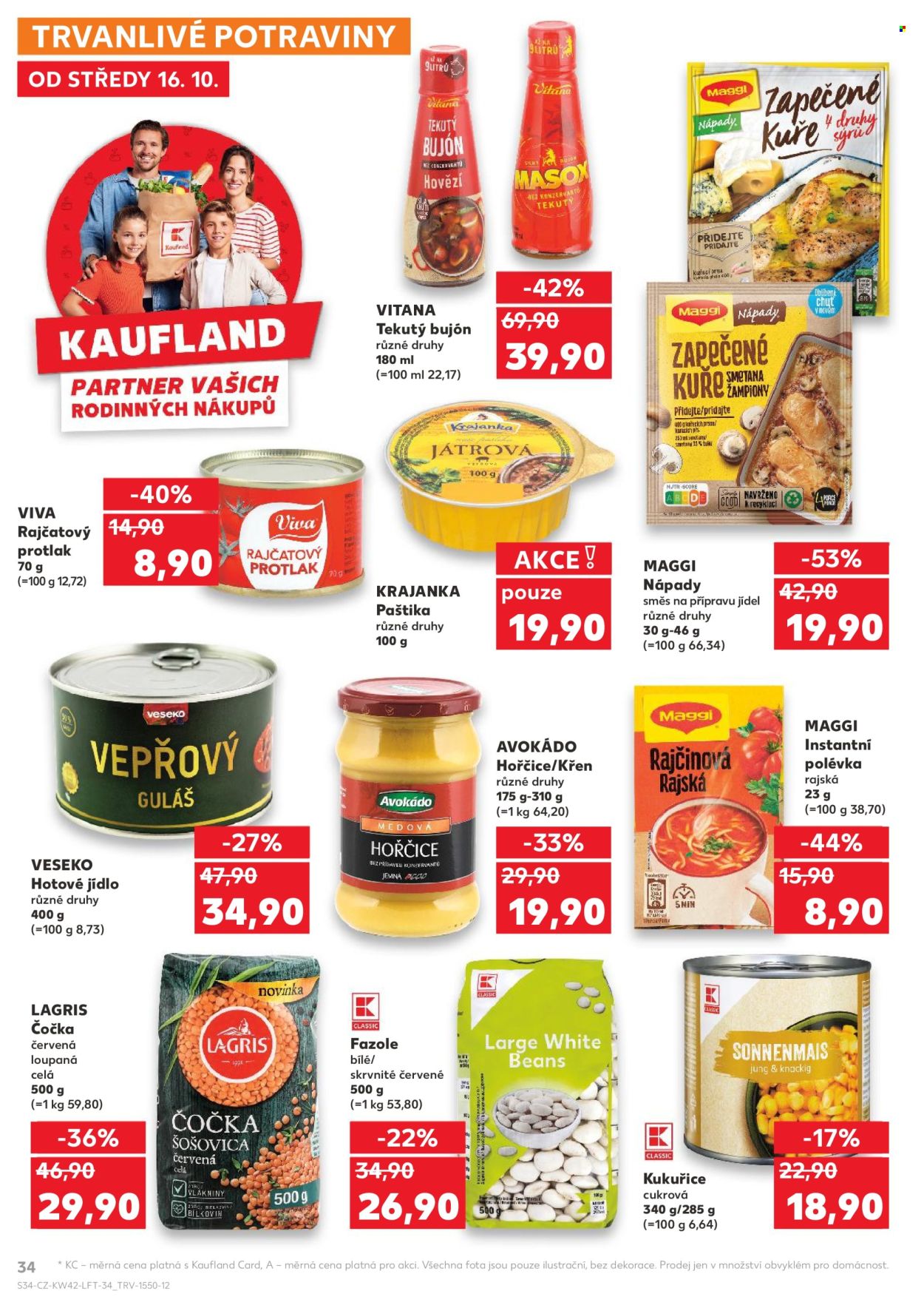 Leták Kaufland - 16.10.2024 - 22.10.2024. Strana 34