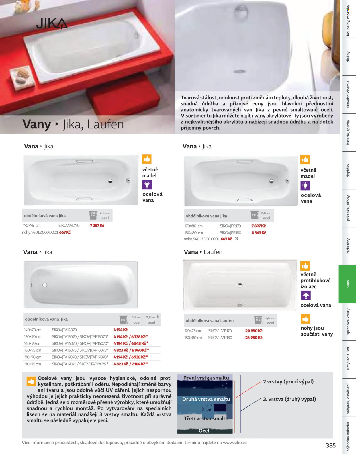 Leták SIKO KOUPELNY. Strana 387