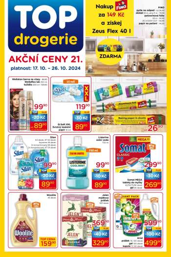 Leták TOP drogerie - 17.10.2024 - 26.10.2024.