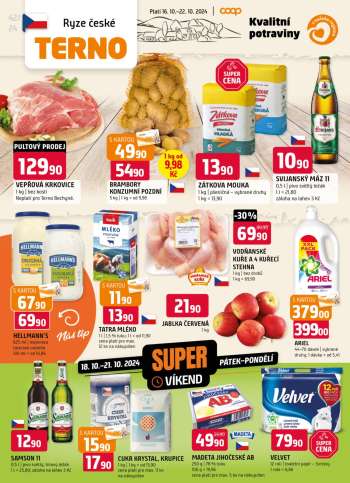 Leták coop TERNO - 16.10.2024 - 22.10.2024.