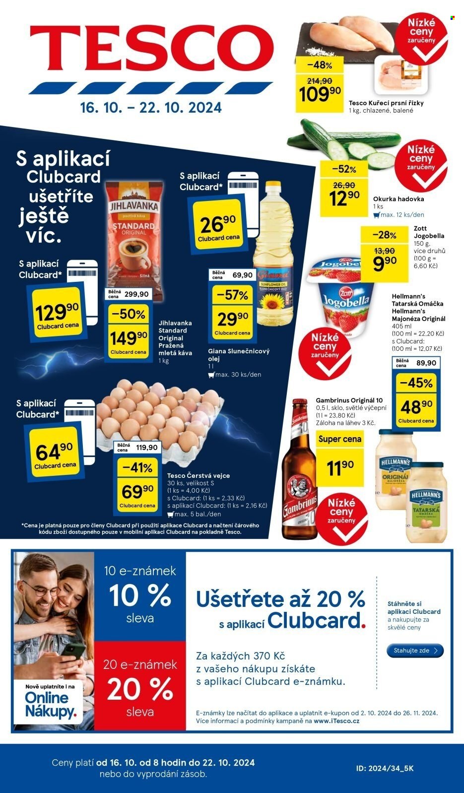 Leták TESCO - 16.10.2024 - 22.10.2024. Strana 1