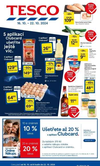 Leták TESCO - 16.10.2024 - 22.10.2024.