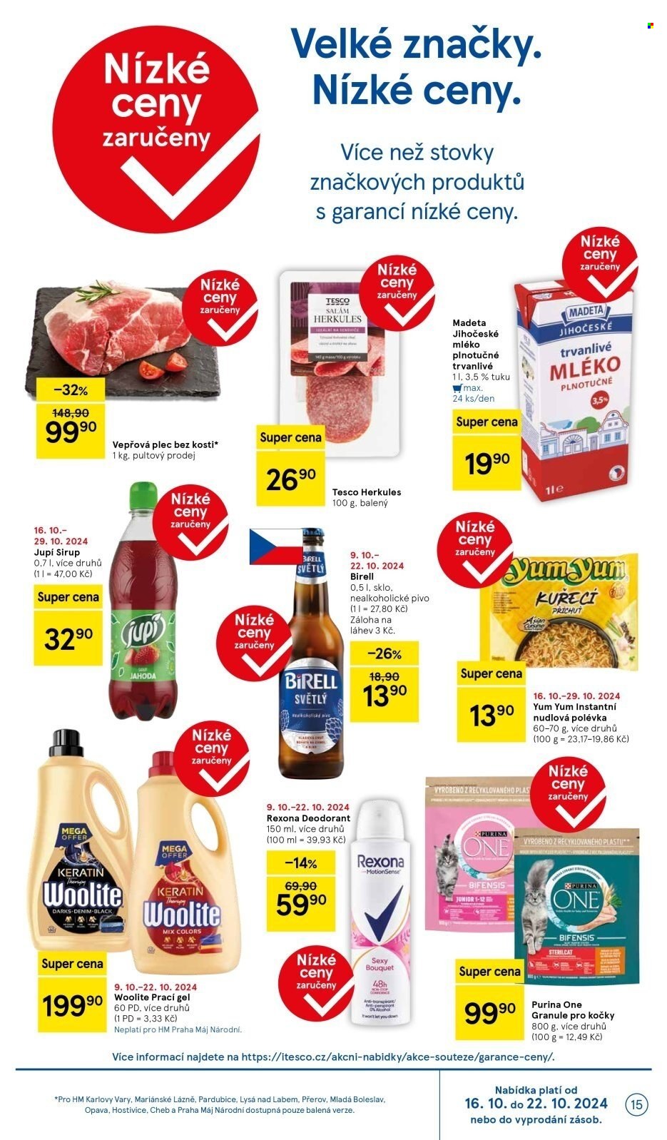 Leták TESCO - 16.10.2024 - 22.10.2024. Strana 15