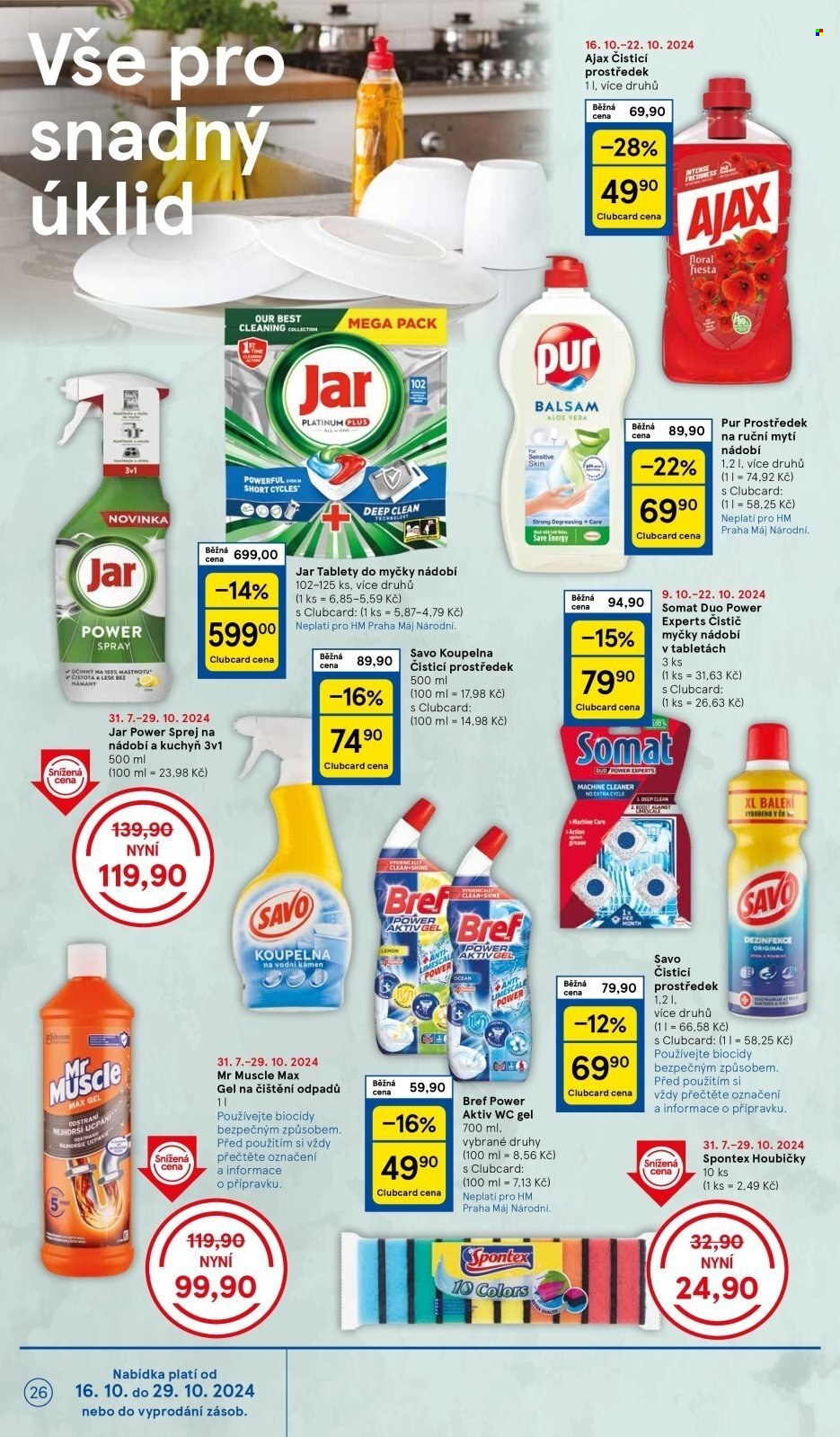 Leták TESCO - 16.10.2024 - 22.10.2024. Strana 26