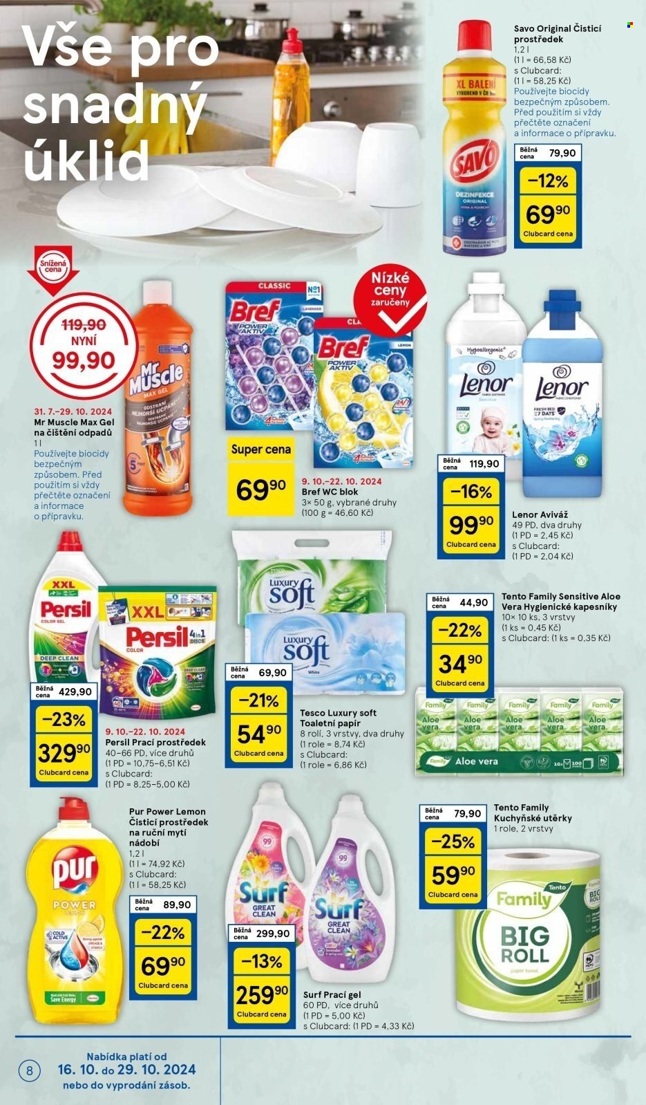 Leták TESCO supermarket - 16.10.2024 - 22.10.2024. Strana 8