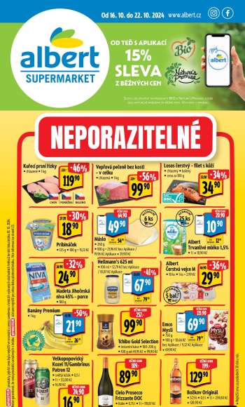 Leták Albert Supermarket - 16.10.2024 - 22.10.2024.