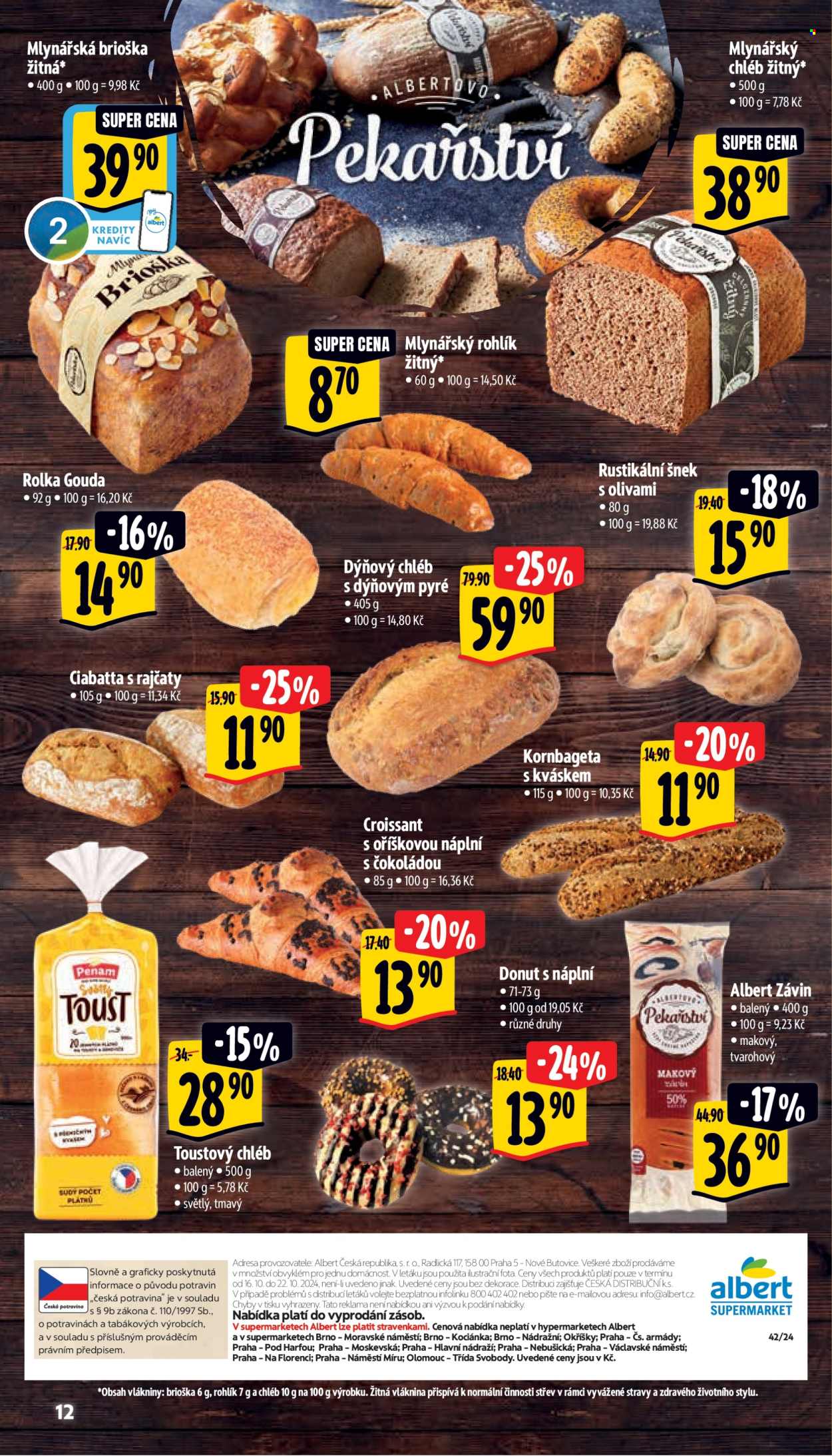 Leták Albert Supermarket - 16.10.2024 - 22.10.2024. Strana 19