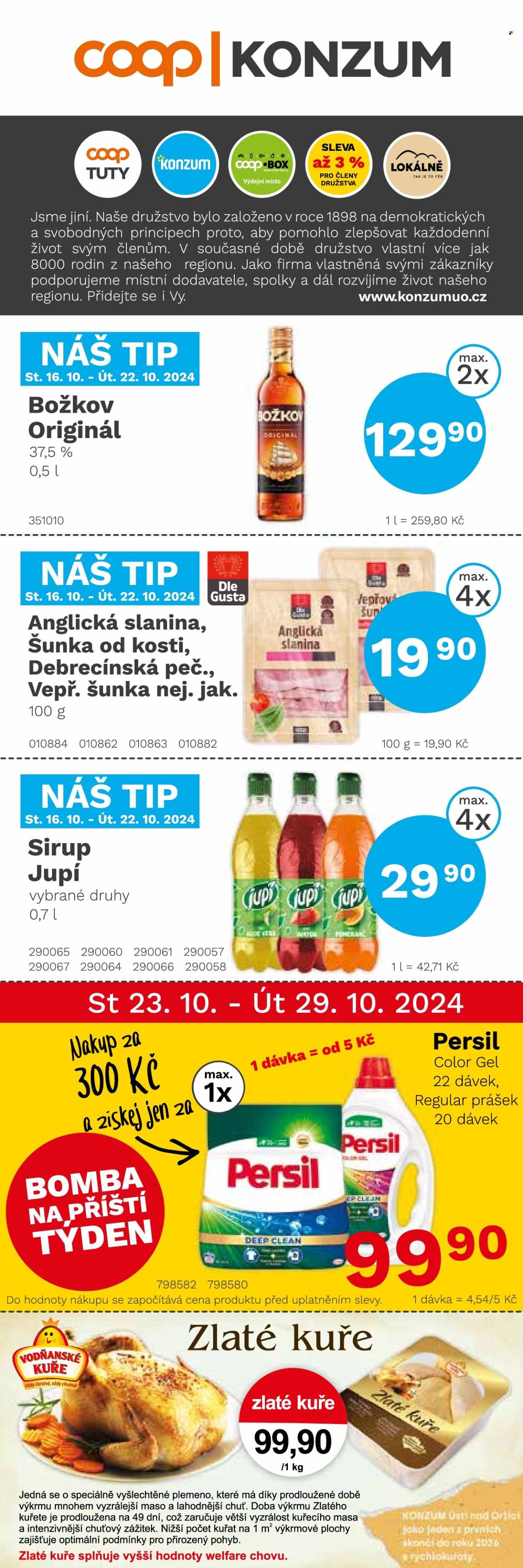 Leták Konzum - 16.10.2024 - 29.10.2024. Strana 1