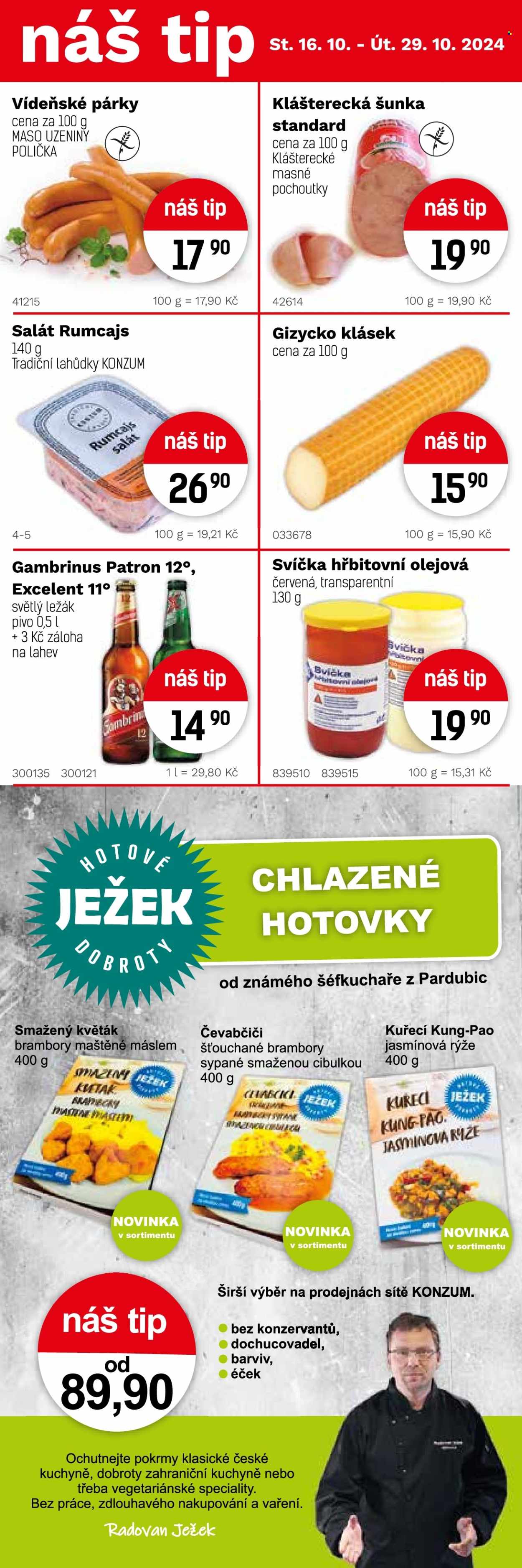 Leták Konzum - 16.10.2024 - 29.10.2024. Strana 2