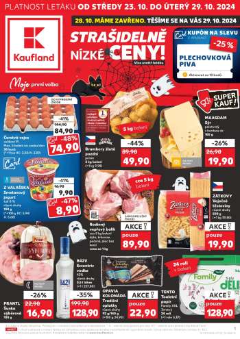 Leták Kaufland - 23.10.2024 - 29.10.2024.