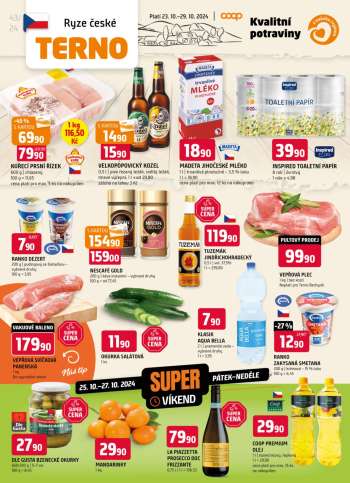 Leták coop TERNO - 23.10.2024 - 29.10.2024.