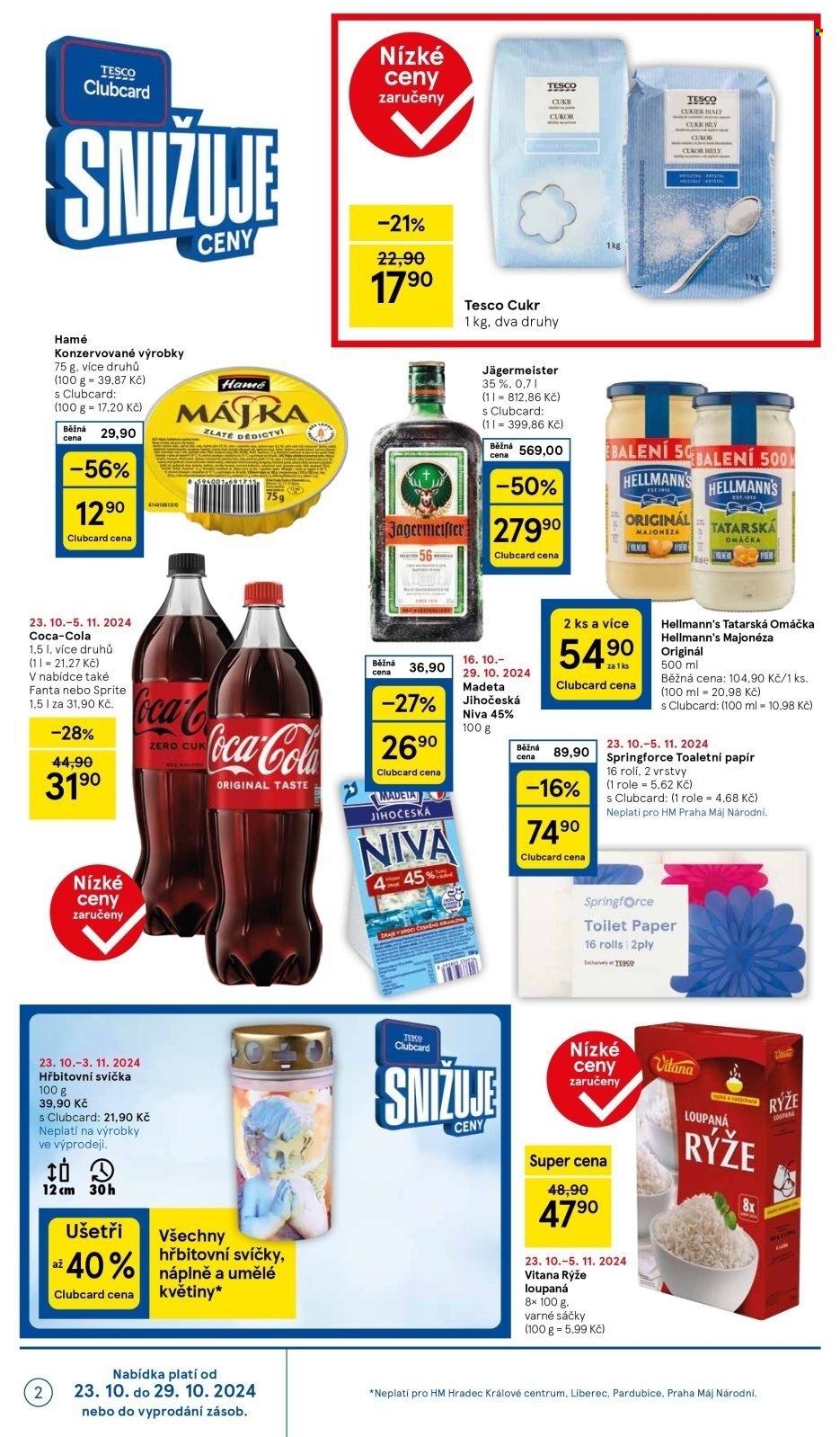 Leták TESCO - 23.10.2024 - 29.10.2024. Strana 2