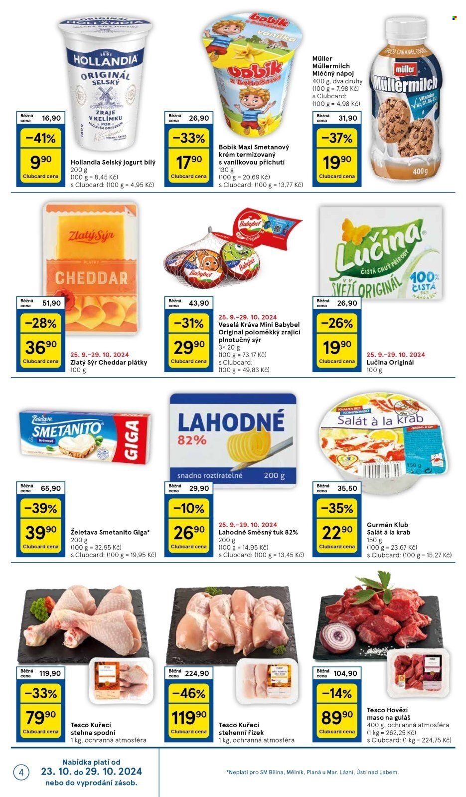 Leták TESCO supermarket - 23.10.2024 - 29.10.2024. Strana 4