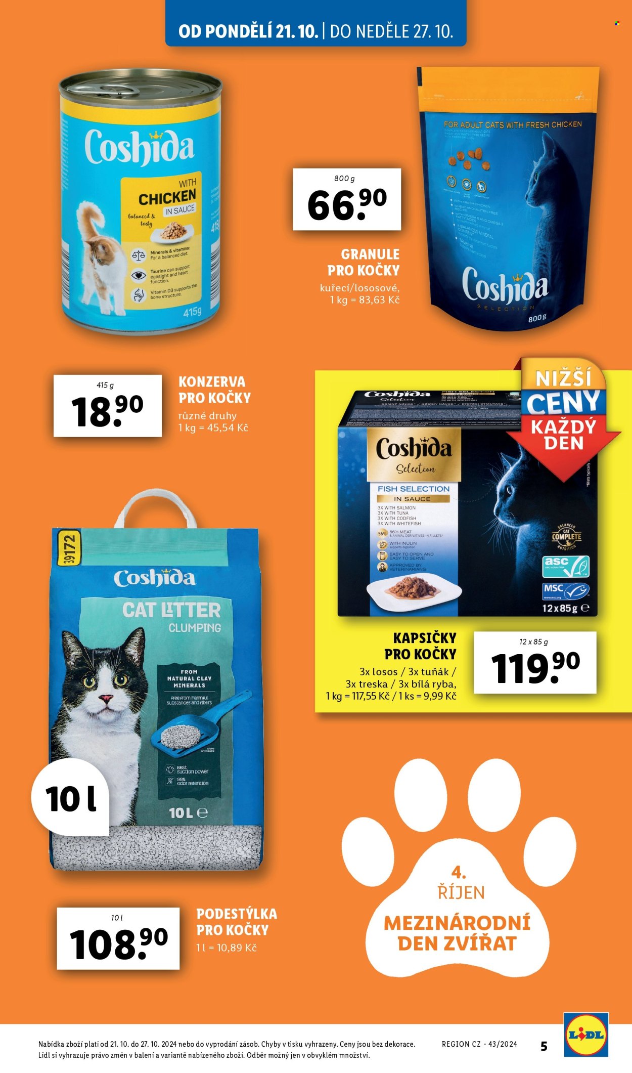 Leták Lidl - 21.10.2024 - 27.10.2024. Strana 5