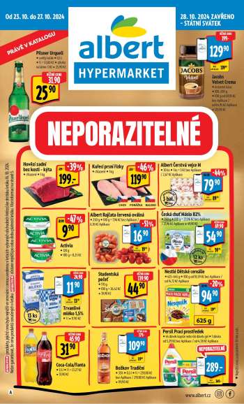 Leták Albert Hypermarket - 23.10.2024 - 27.10.2024.