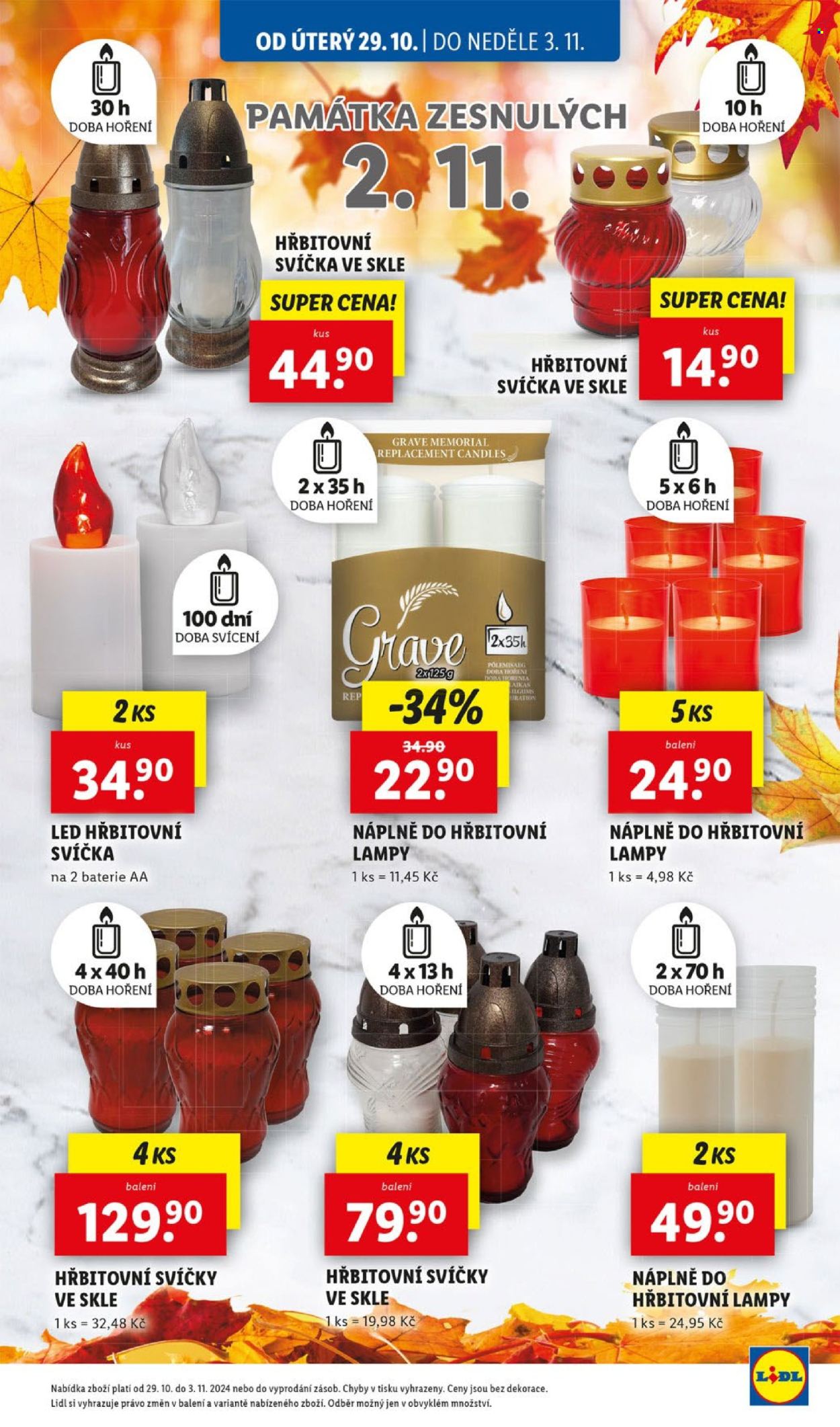 Leták Lidl - 29.10.2024 - 3.11.2024. Strana 5