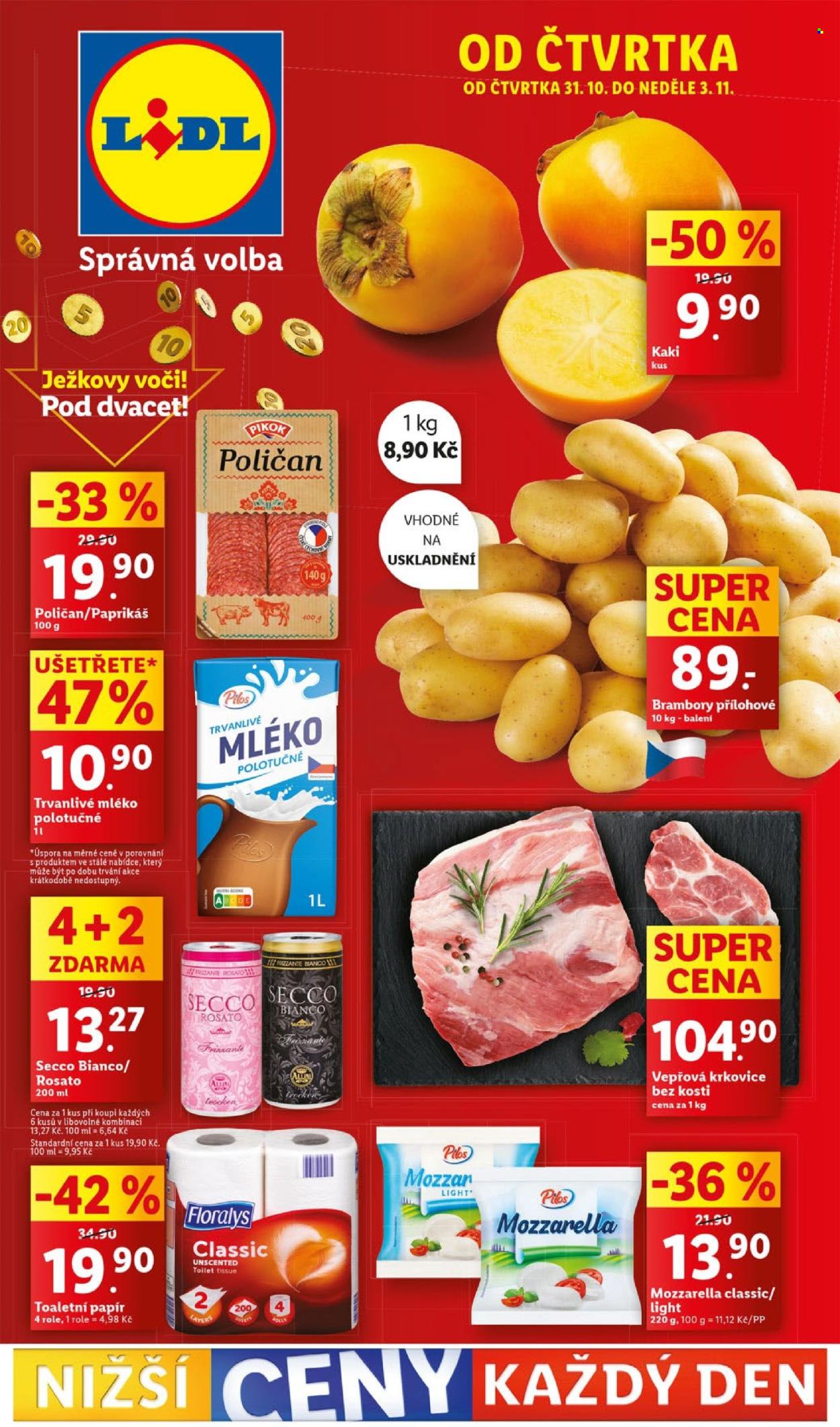 Leták Lidl - 31.10.2024 - 3.11.2024. Strana 1