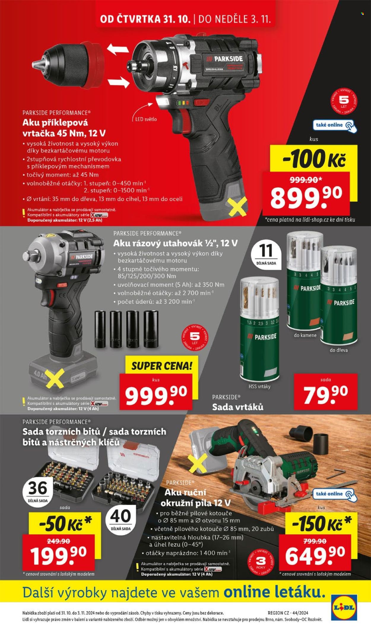 Leták Lidl - 31.10.2024 - 3.11.2024. Strana 39