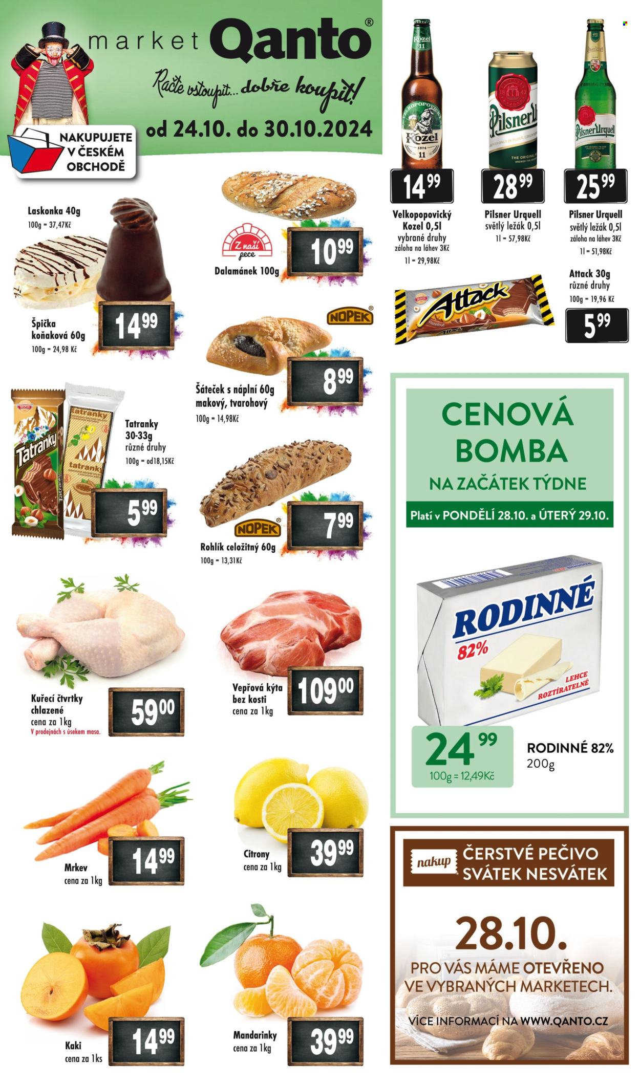 Leták Qanto market - 24.10.2024 - 30.10.2024. Strana 1