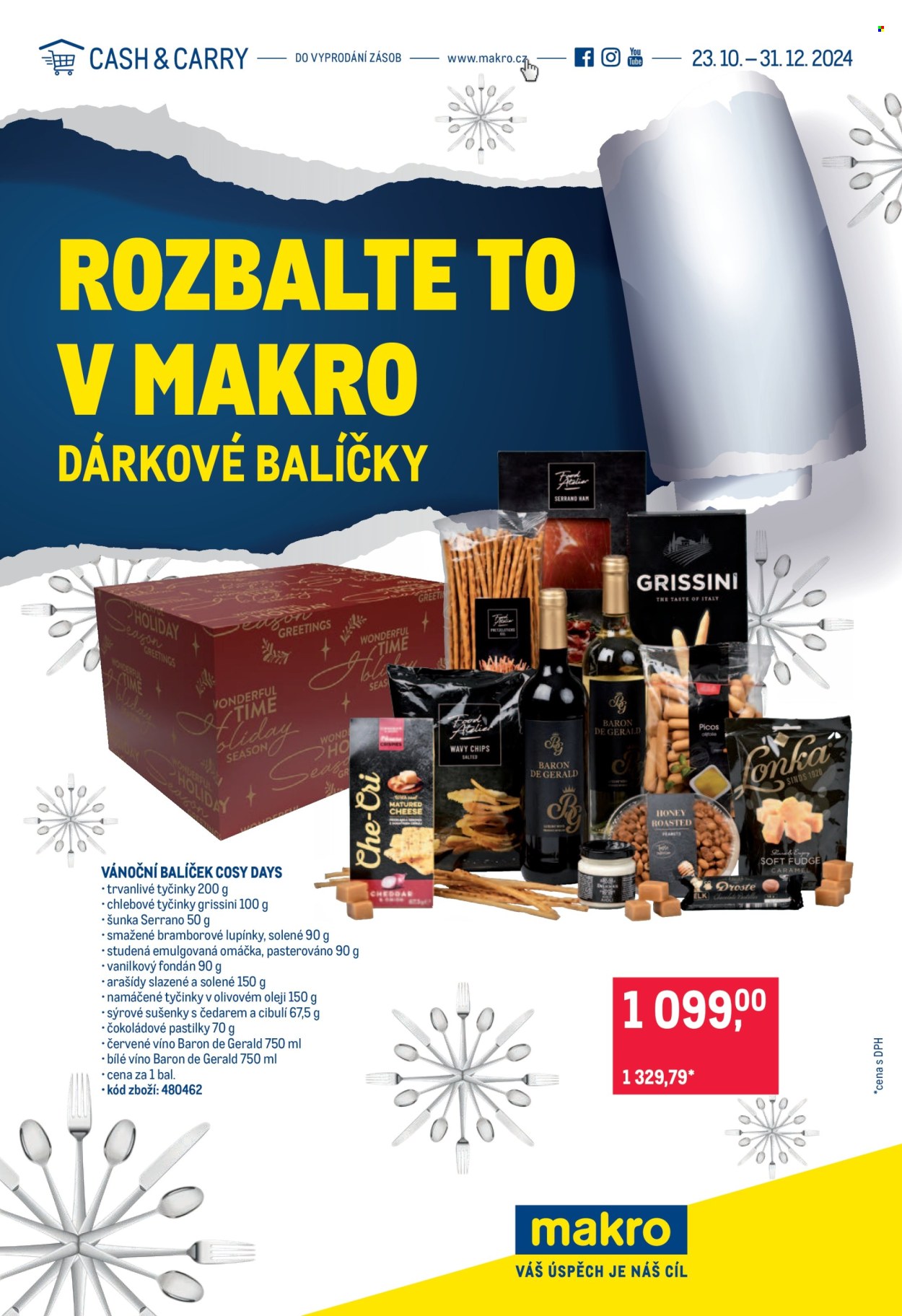 Leták MAKRO - 23.10.2024 - 31.12.2024. Strana 1
