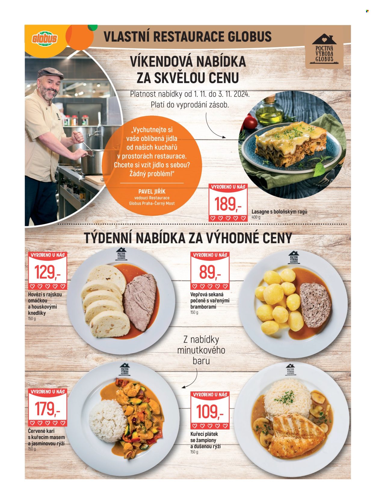 Leták Globus - 30.10.2024 - 5.11.2024. Strana 10