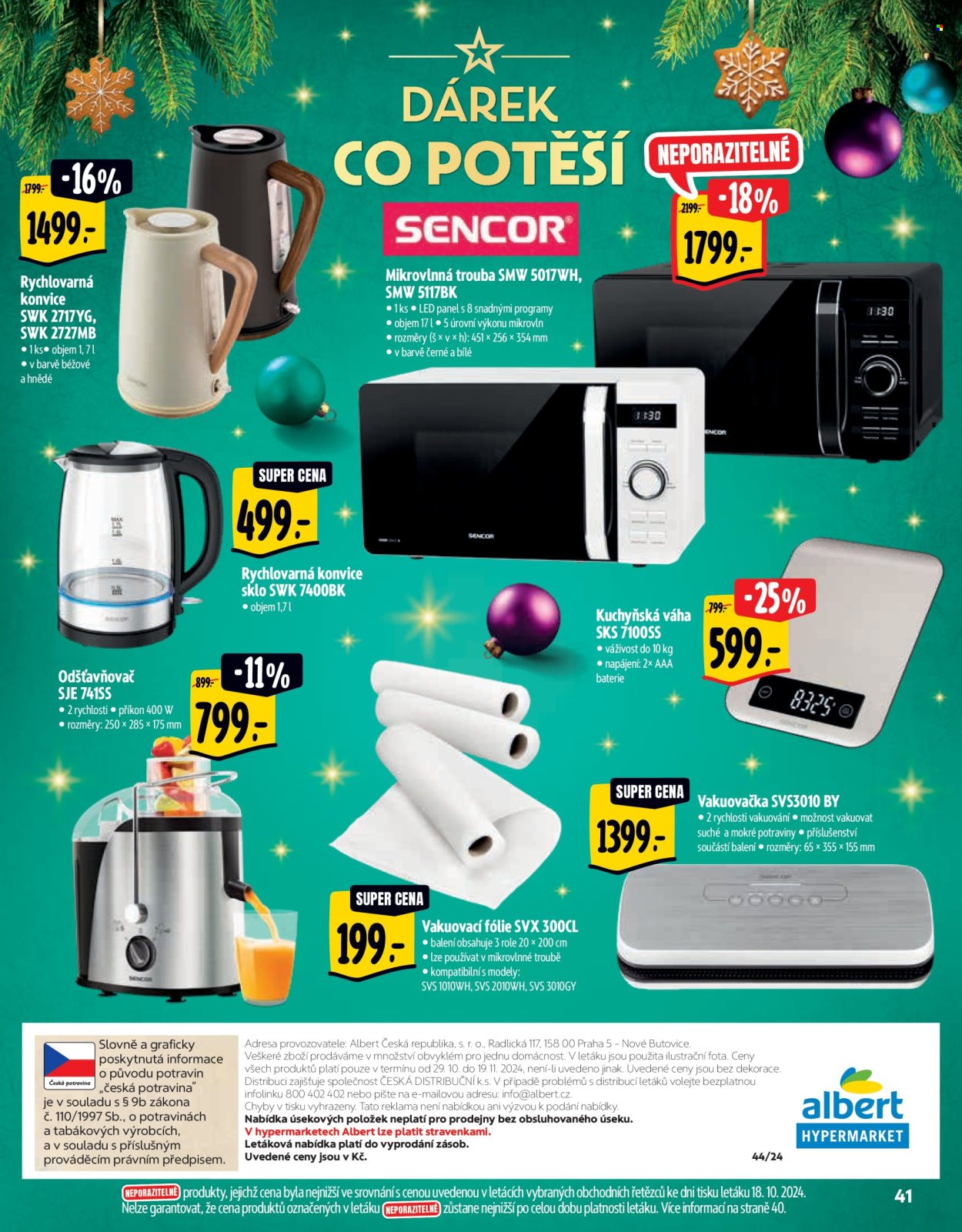 Leták Albert Hypermarket - 29.10.2024 - 19.11.2024. Strana 41