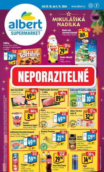Leták Albert Supermarket - 29.10.2024 - 5.11.2024.