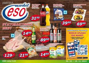 Leták ESO MARKET - 30.10.2024 - 10.11.2024.
