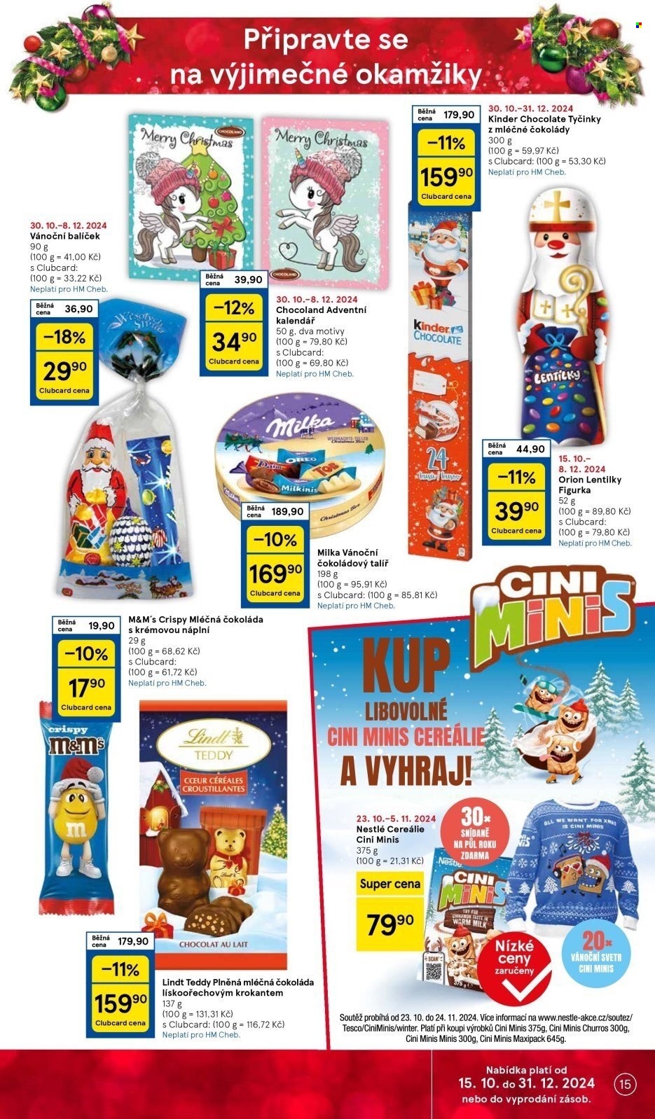 Leták TESCO - 30.10.2024 - 5.11.2024. Strana 15