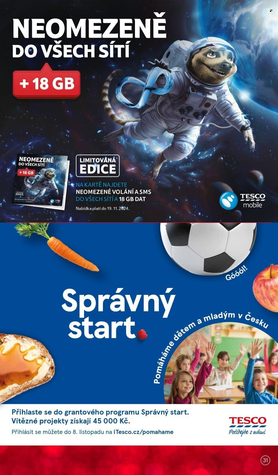 Leták TESCO - 30.10.2024 - 5.11.2024. Strana 31