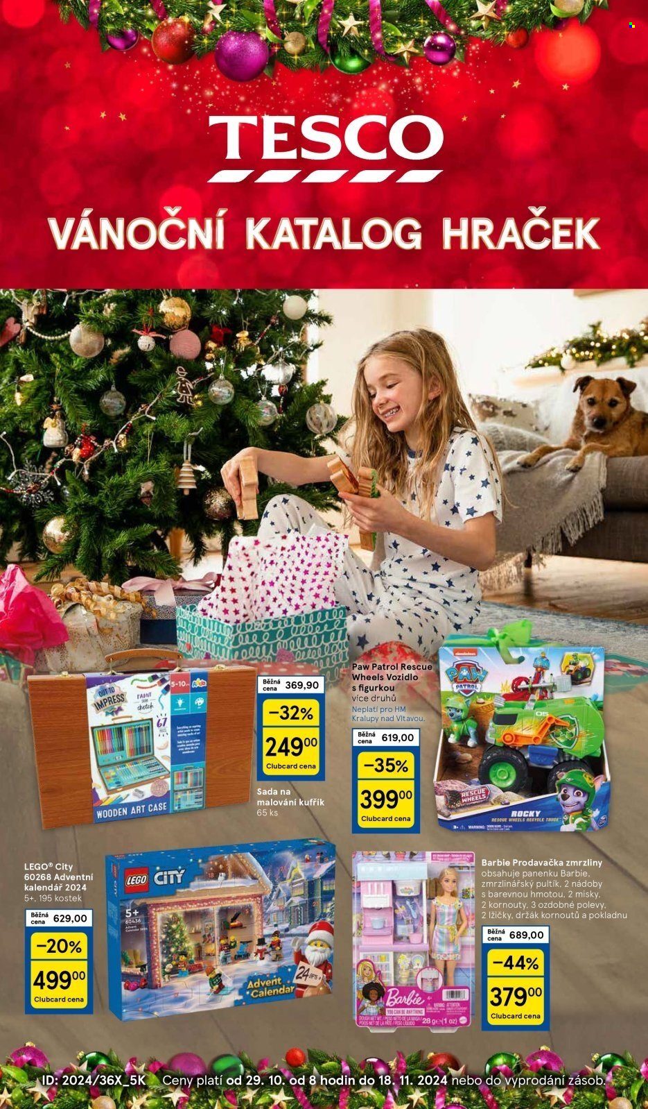 Leták TESCO hypermarket - 29.10.2024 - 18.11.2024. Strana 1