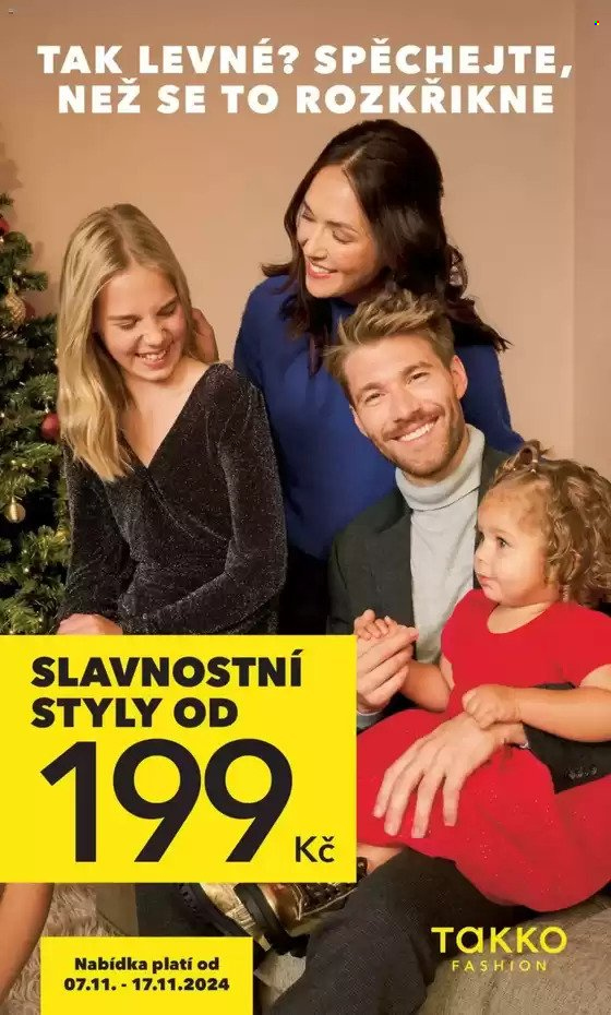 Leták Takko - 7.11.2024 - 17.11.2024. Strana 1