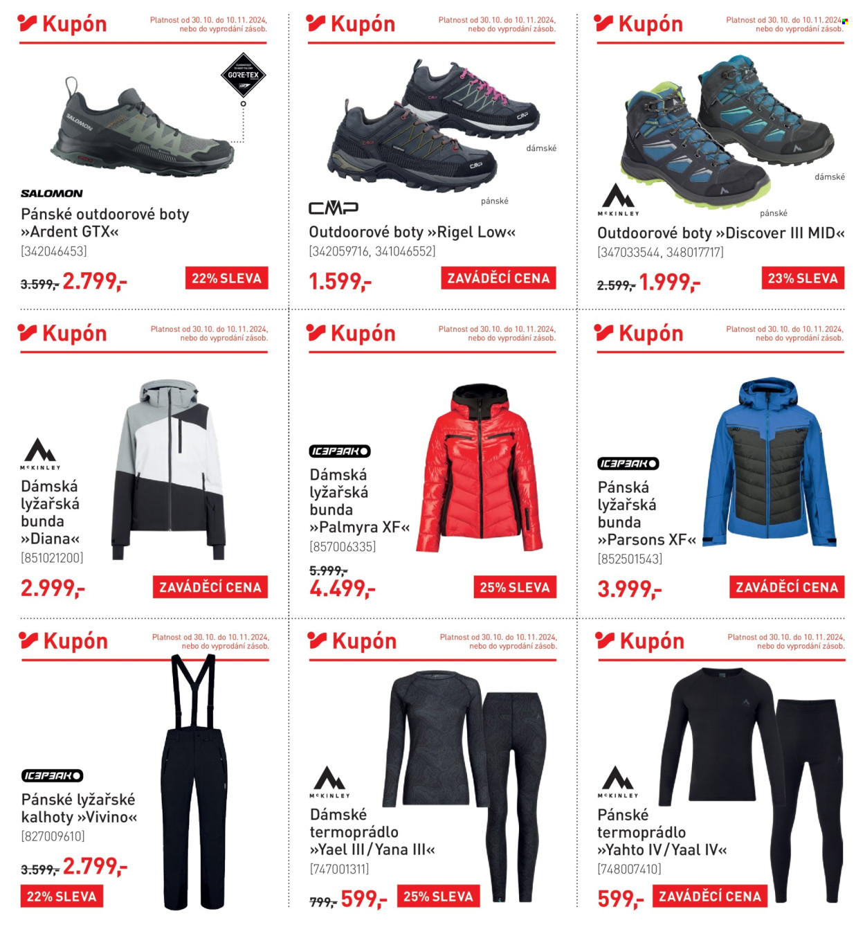 Leták INTERSPORT - 30.10.2024 - 10.11.2024. Strana 3
