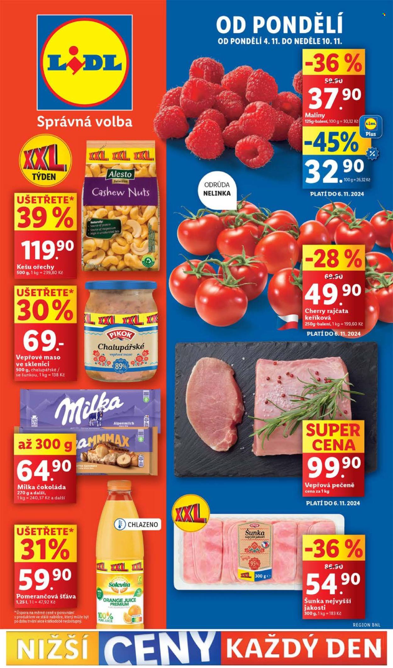 Leták Lidl - 4.11.2024 - 10.11.2024. Strana 1