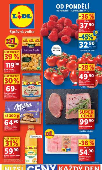 Leták Lidl - 4.11.2024 - 10.11.2024.