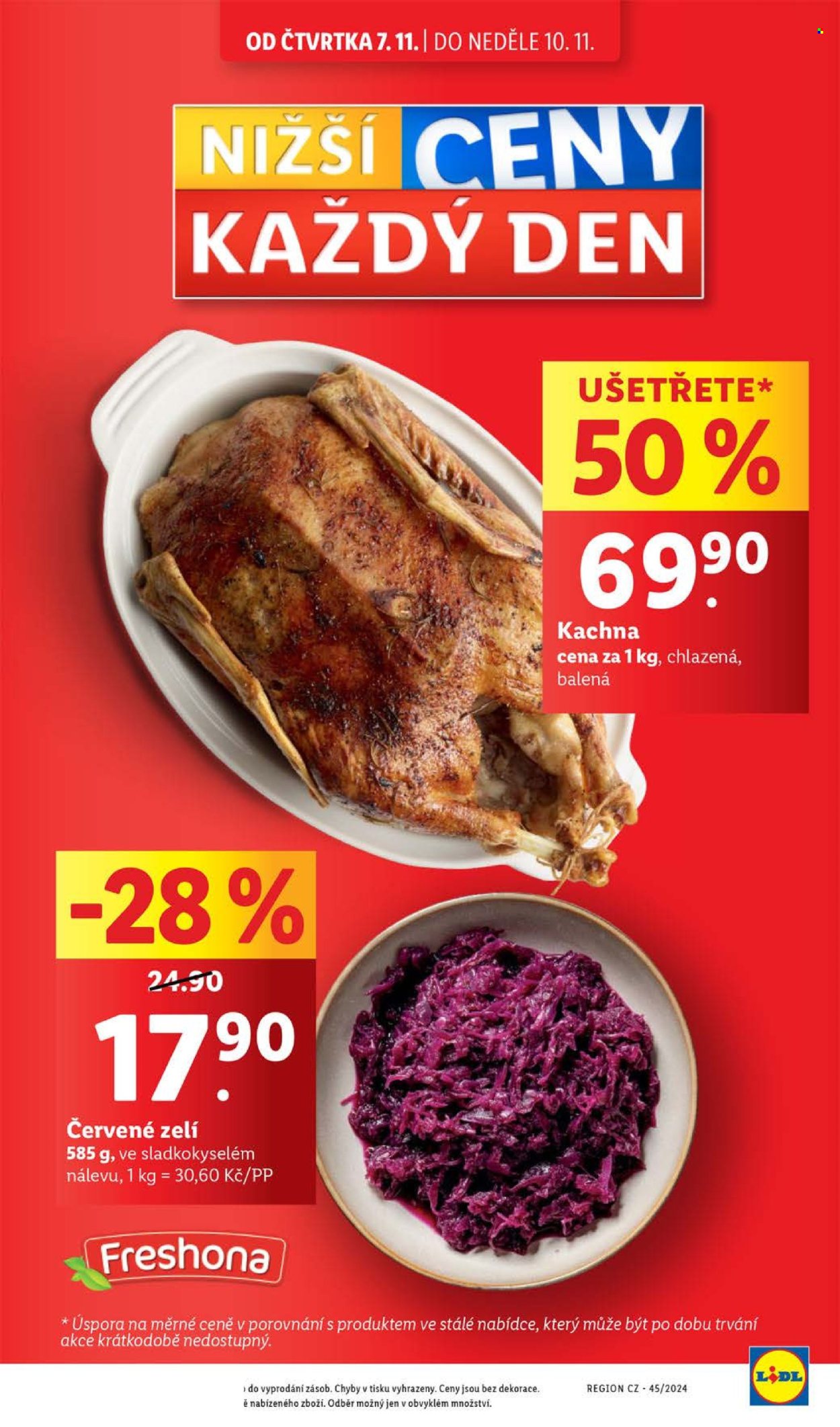 Leták Lidl - 7.11.2024 - 10.11.2024. Strana 4
