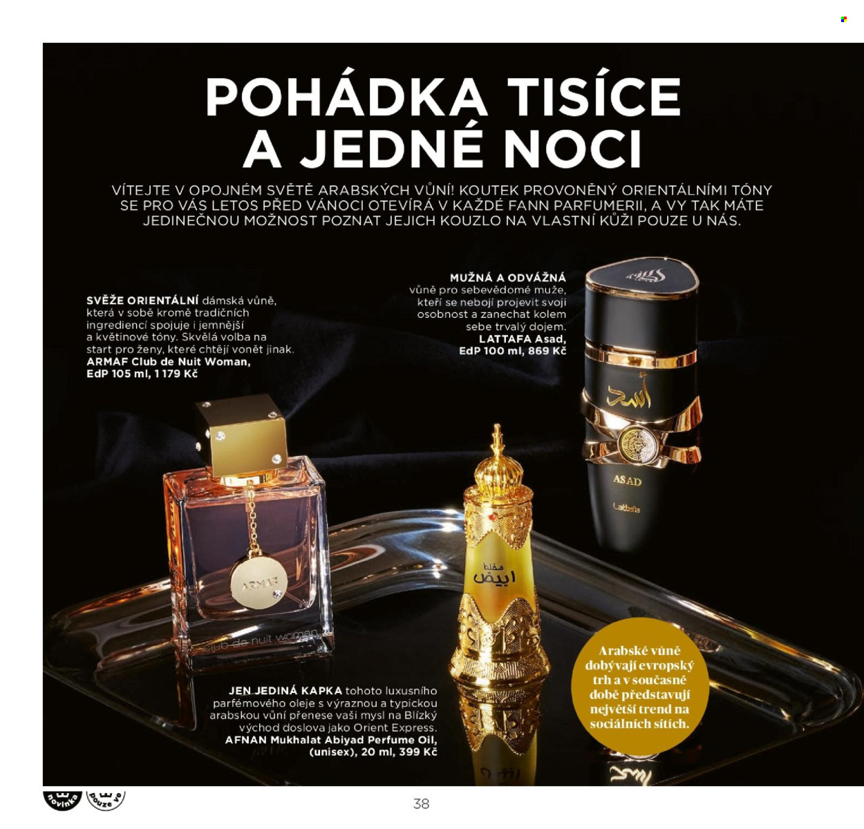 Leták FAnn parfumerie - 1.11.2024 - 31.12.2024. Strana 38