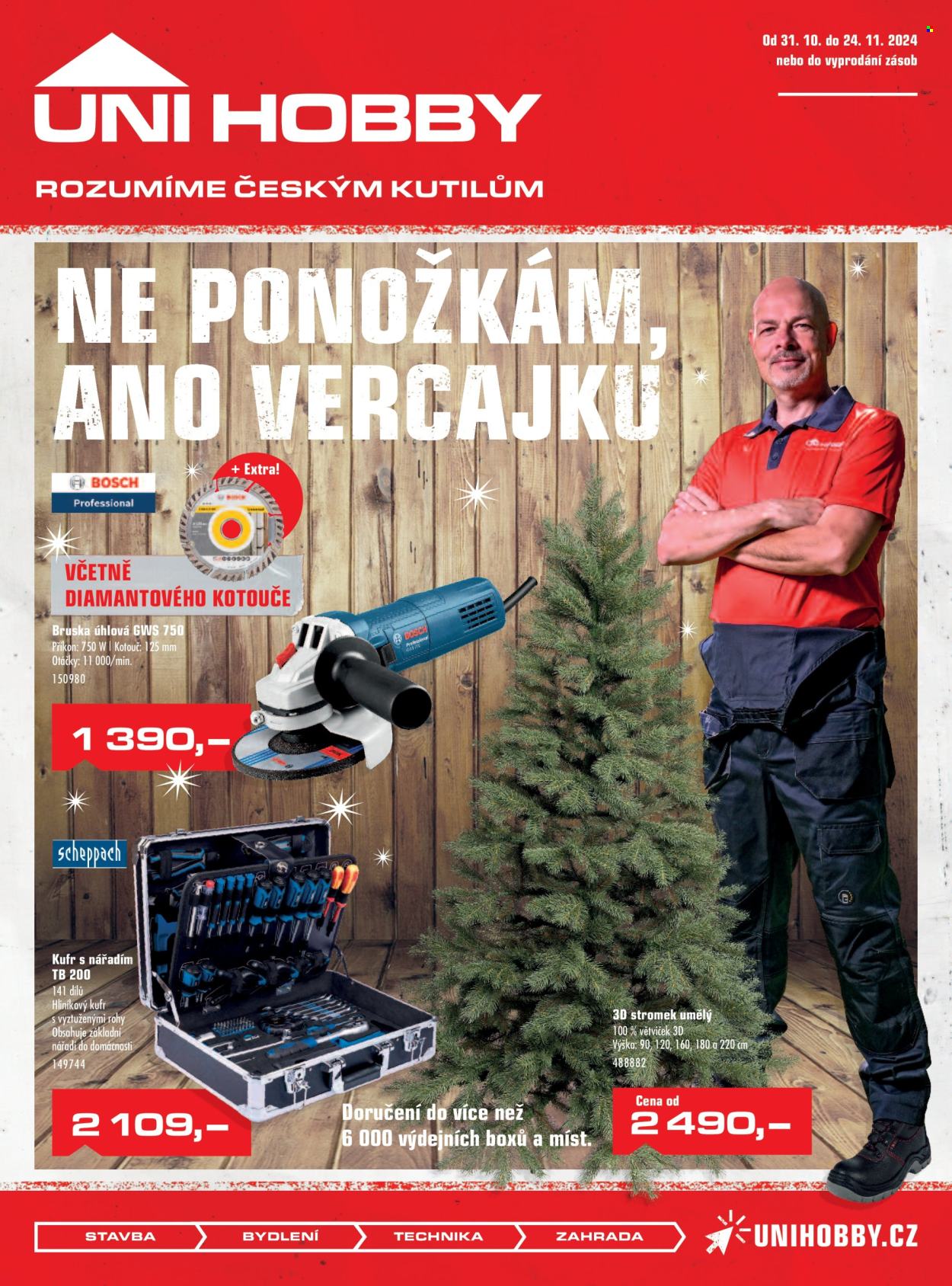 Leták UNI HOBBY - 31.10.2024 - 24.11.2024. Strana 1