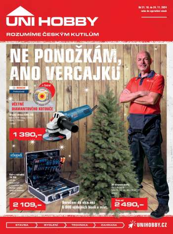 Leták UNI HOBBY - 31.10.2024 - 24.11.2024.