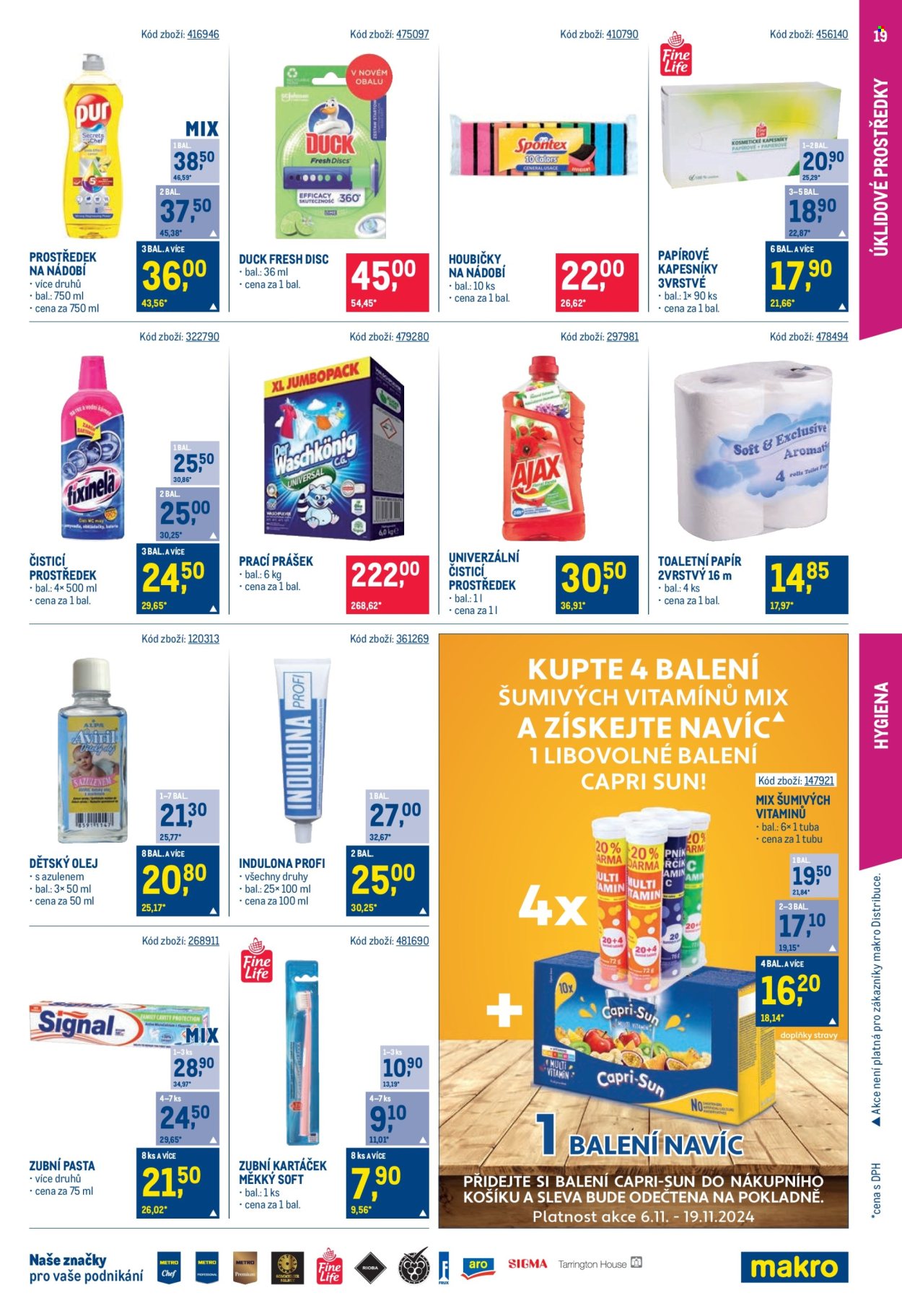 Leták MAKRO - 6.11.2024 - 19.11.2024. Strana 19