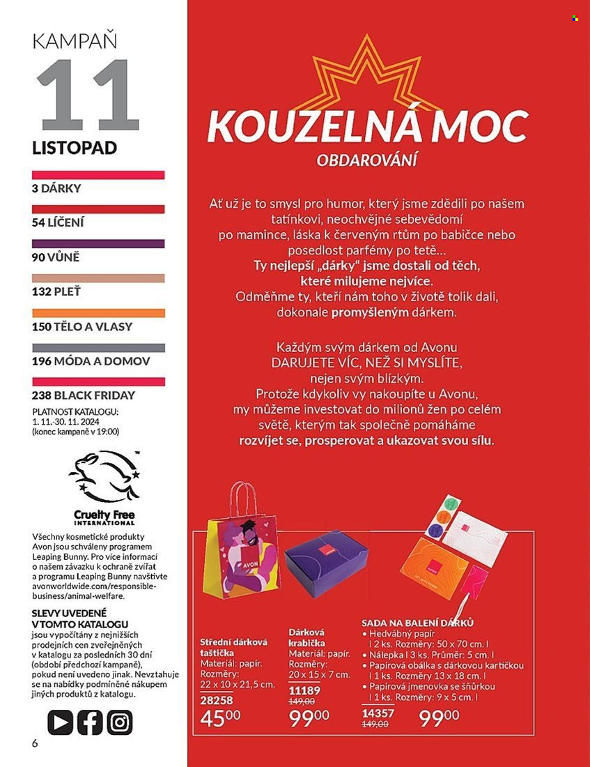 Leták AVON - 1.11.2024 - 30.11.2024. Strana 6