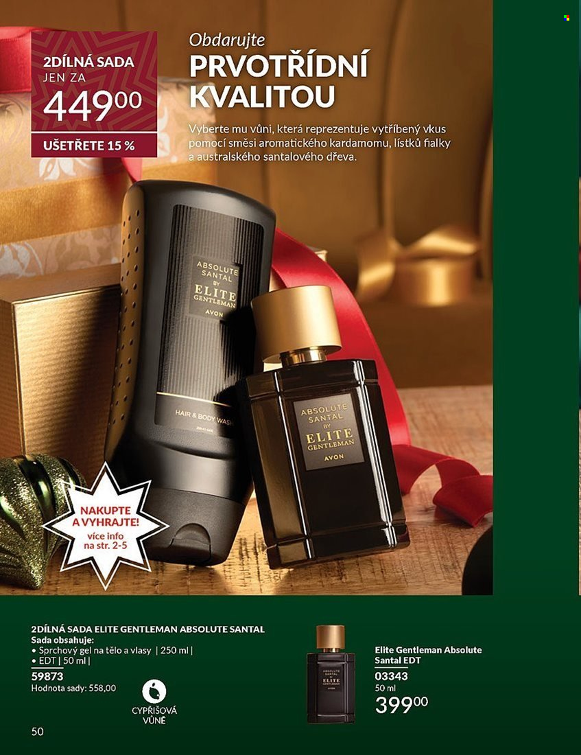 Leták AVON - 1.11.2024 - 30.11.2024. Strana 50