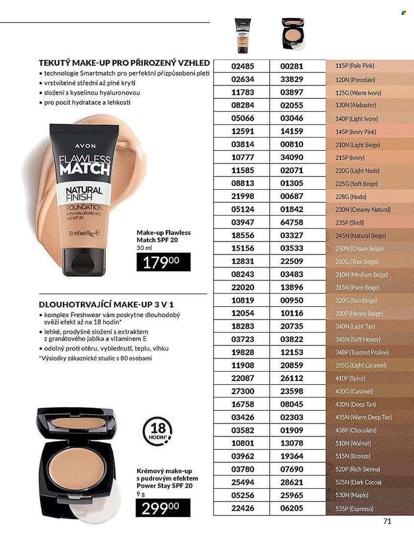 Leták AVON - 1.11.2024 - 30.11.2024. Strana 71